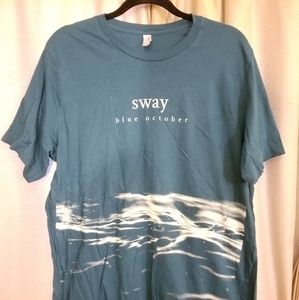 Unisex Blue October band Sway T-Shirt NWOT